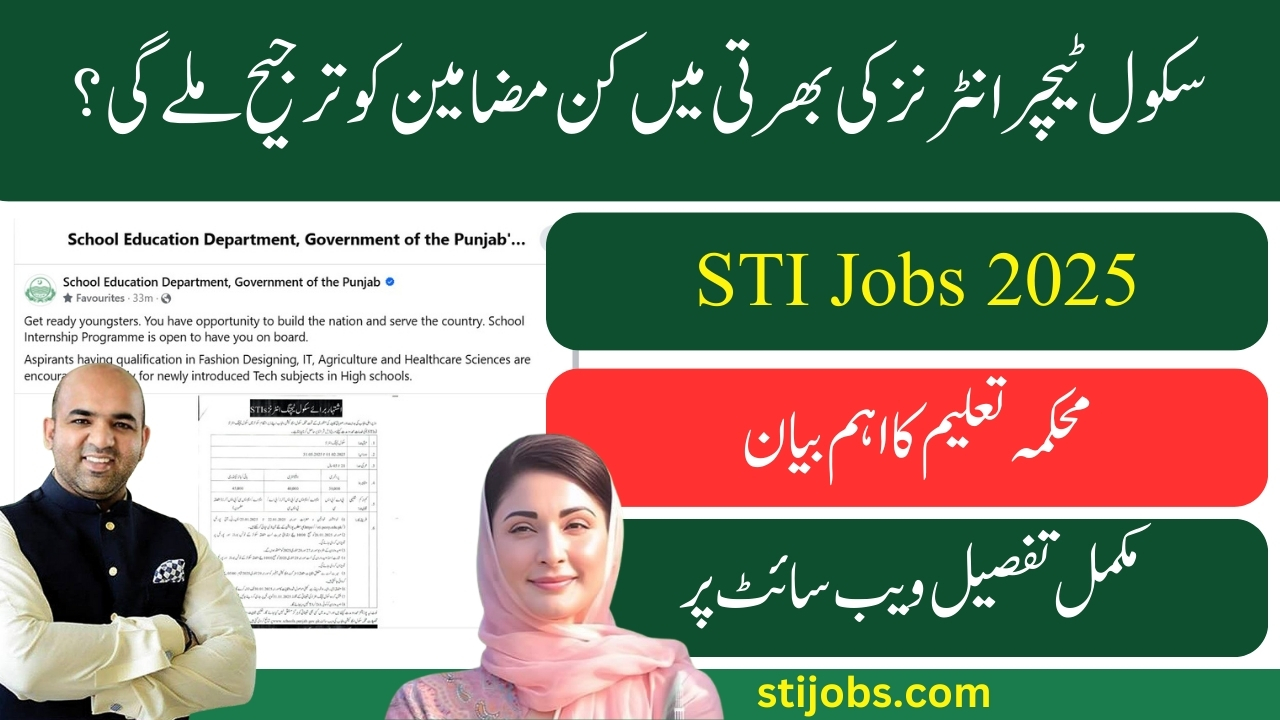 Preferred in STI Recruitment 2025 by Punjab Education Department